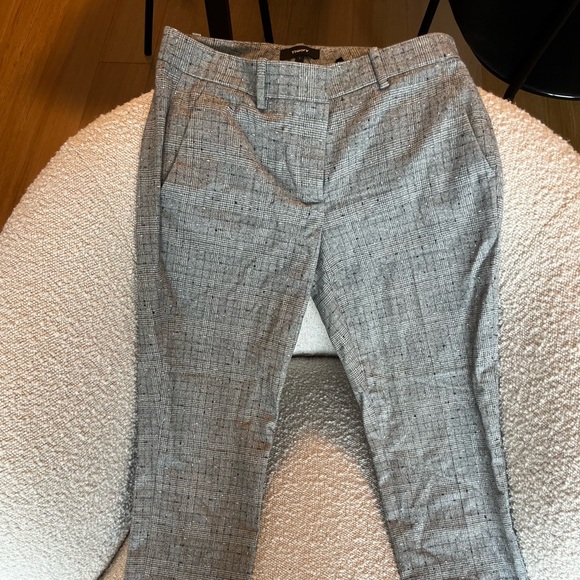 Theory straight leg wool blend tweed pants - Picture 5 of 5